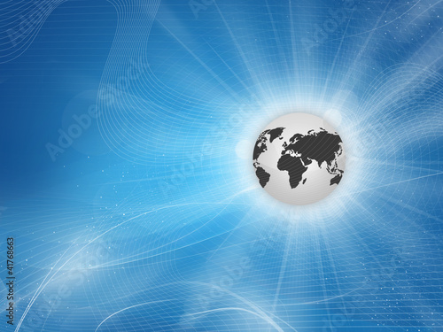 Illustration: Earth, blue background Eartha, black Earth Earth, blue background Eartha, black Earth