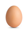 Foto: Close up of an egg isolated on white with clipping path Close up of an egg isolated on white with clipping path