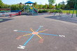 A colorful children playground