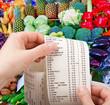 purchases in supermarket