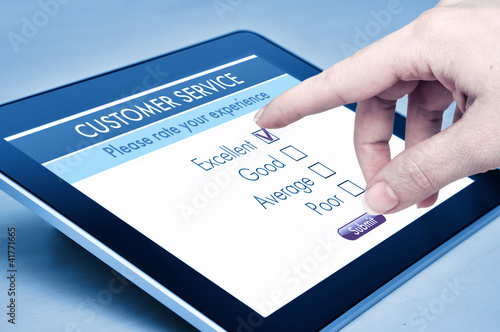 Photo: Online customer service Online customer service