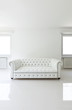 interior, leather sofa  in white room