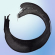 enso symbol tusche pinselstrich