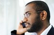 Photo: African American man on the phone African American man on the phone