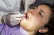Dentista e paziente Dentista e paziente