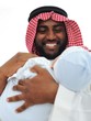 Foto: Happy Arabic Father Holding Baby Happy Arabic Father Holding Baby