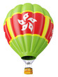 Multi-colored balloon