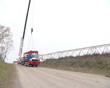 special crane and worker preparatory work for windmill assembly special crane and worker preparatory work for windmill assembly
