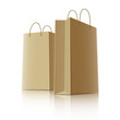 Shopping paper bags, vector illustration