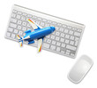 aircraft on computer