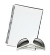 sunglasses notebook
