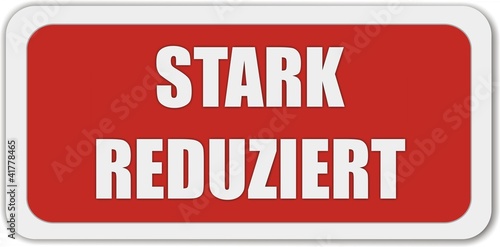 Vektor: bouton stark reduziert bouton stark reduziert