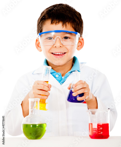 Foto: Boy at the lab Boy at the lab