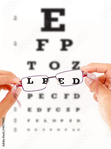 Photo: Vision test Vision test