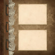 Vintage background, page family album