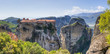 Panoramic view of Varlaam monastery, Meteora, Greece Panoramic view of Varlaam monastery, Meteora, Greece