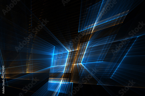 Illustration: Abstract futuristic background Abstract futuristic background