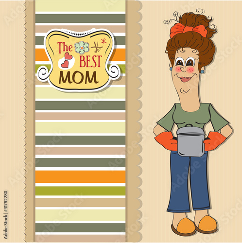 Vector: the best mom the best mom