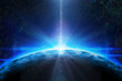 deep space planet background