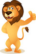 Vektor: Funny Lion Cartoon Funny Lion Cartoon