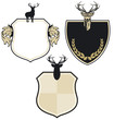 Wappen mit drei Hirschen