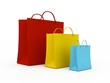 Shopping Bags isolated on white background