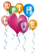 Ballons, Himmel, Party, Fest, Geburtstag Ballons, Himmel, Party, Fest, Geburtstag
