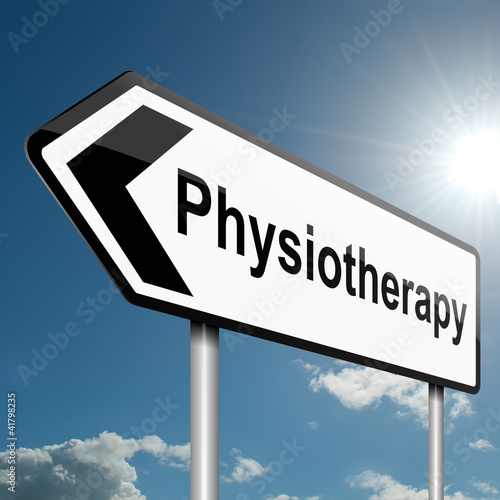 Photo: Physiotherapy concept. Physiotherapy concept.