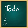 high resolution square chalk board.... bussiness concept