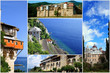 Monasteries on Mount Athos, Chalkidiki, Greece