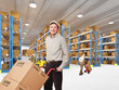worker in warehouse