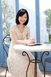 Beautiful young woman relaxing Beautiful young woman relaxing