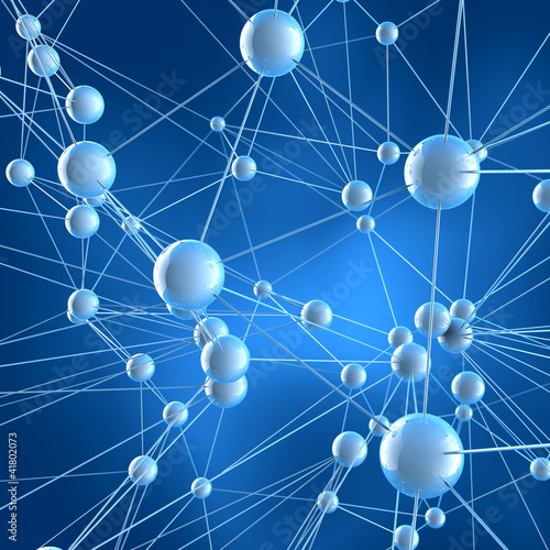 Illustration: Netzwerk und Internet Netzwerk und Internet