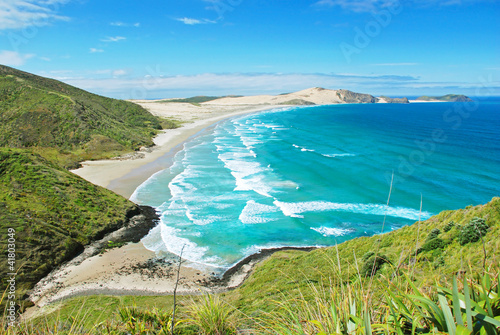 Photo: Beach at Cape Reigna, New Zealand Beach at Cape Reigna, New Zealand