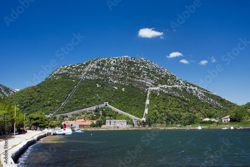 Foto: Ston, small town near Dubrovnik, Croatia Ston, small town near Dubrovnik, Croatia