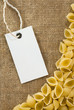 raw pasta and price tag on sack hessian burlap raw pasta and price tag on sack hessian burlap