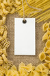 raw pasta and price tag on sack hessian raw pasta and price tag on sack hessian