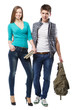 Young beautiful couple