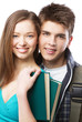 Young beautiful couple