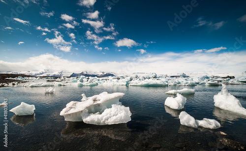 Photo: Icebergs at Jokulsarlon. Iceland Icebergs at Jokulsarlon. Iceland
