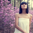 portrait of a sensual girl in the forest portrait of a sensual girl in the forest