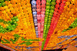 Glowing paper lanterns