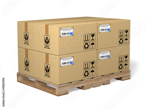 Illustration: Cardboard box Cardboard box