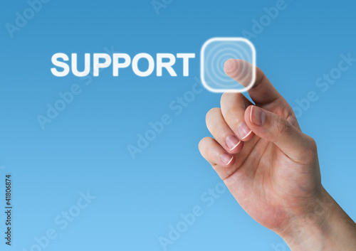 Photo: Support button Support button