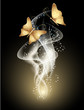 Smoke and butterfly