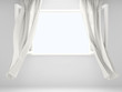 Window with curtains