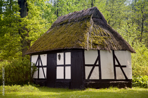 Photo: Reetdachhaus in Sieseby, Schleswig-Holstein,Deutschland Reetdachhaus in Sieseby, Schleswig-Holstein,Deutschland