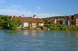 River Houses in Rheinfelden, Switzerland River Houses in Rheinfelden, Switzerland
