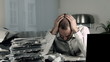 desperate businessman - office