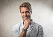 Handsome smile